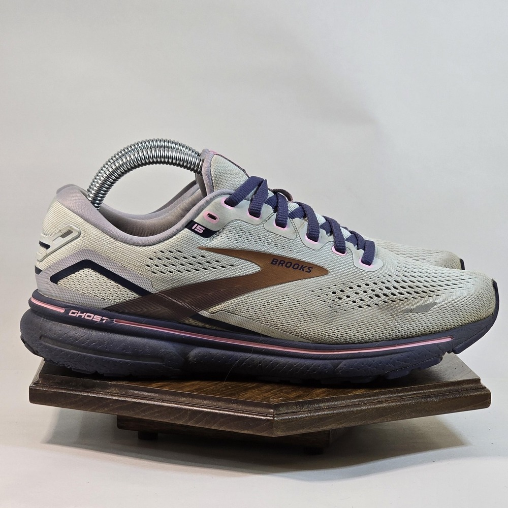 Brooks Ghost 15 Shoes Womens Size 9 Running Sneakers 1203801B492 Mesh
